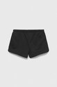 Παιδικό βαμβακερό σορτς United Colors of Benetton 3I1XC901F.G.NOS μαύρο AA00