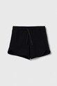 United Colors of Benetton pantaloni scurți din bumbac pentru copii casual negru 3J70G900O.P.Continuativ
