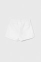 United Colors of Benetton pantaloni scurți din bumbac pentru copii 3J70G900O.P.NOS.PPYH alb AA00