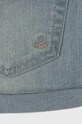 Девочка Детские джинсовые шорты United Colors of Benetton 4XA2C9010.G.Continuativ голубой