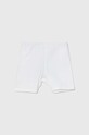 Dětské kraťasy United Colors of Benetton pletenina bílá 3MT1G900R.P.Continuativ