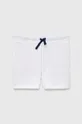bijela Dječje pamučne kratke hlače United Colors of Benetton Dječji