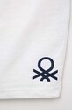 Chłopiec United Colors of Benetton szorty bawełniane dziecięce 3BL0G900Q.P.NOS biały
