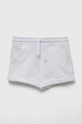 Dětské bavlněné šortky United Colors of Benetton pletenina bílá 3J68C901C.G.NOS