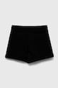 Дитячі бавовняні шорти United Colors of Benetton 3J68C901C.G.NOS чорний AA00