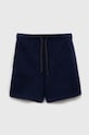 Otroške bombažne kratke hlače United Colors of Benetton Pletenina mornarsko modra 3J70G900P.P.NOS