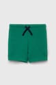 United Colors of Benetton pantaloni scurți din bumbac pentru copii casual verde 3J70G900P.P.NOS
