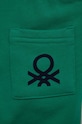 Băieți United Colors of Benetton pantaloni scurți din bumbac pentru copii 3J70G900P.P.NOS verde