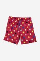 Happy Socks pantaloni scurti copii Big Dot casual rosu KBDO116.3500