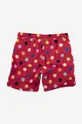 Detské krátke nohavice Happy Socks Big Dot červená