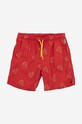 Παιδικό σορτς Happy Socks Pizza Slice με μοτίβο κόκκινο KPZS116.4300.