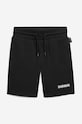 Napapijri pantaloni scurți din bumbac pentru copii casual negru NA4G3W.041