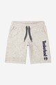 Дитячі шорти Timberland Bermuda Shorts меланж бежевий T24B71.C11