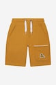 Timberland gyerek rövidnadrág Bermuda Shorts sima sárga T24B72.589