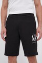 Armani Exchange szorty 8NZSPA.ZJ1ZZ.NOS czarny AA00