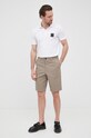 Kraťasy Emporio Armani 8N1PB3.1NGCZ.NOS béžová AA00