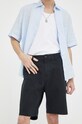 Marc O'Polo pantaloni scurti panza bleumarin M23002915060
