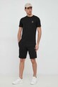 Памучен къс панталон Armani Exchange 8NZSPQ.ZJ1ZZ.NOS черен AA00