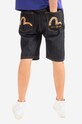 Clothing Evisu cotton denim shorts 2ESHTM2DS201XXCT blue