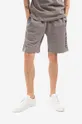 A-COLD-WALL* cotton shorts Essential Logo jersey gray ACWMB118
