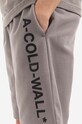 Clothing A-COLD-WALL* cotton shorts Essential Logo ACWMB118 gray