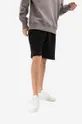 negru A-COLD-WALL* pantaloni scurți din bumbac Essential Logo De bărbați