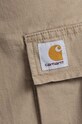 Pamučne kratke hlače Carhartt WIP Regular Cargo smeđa I028246.