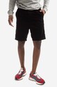 Carhartt WIP corduroy shorts Flint cotton black I029165.