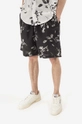 black Makia linen shorts