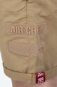 Alpha Industries pantaloni scurți Kerosene Patch bej 116212.14