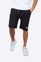 Alpha Industries pantaloni scurți din bumbac tricotaj negru 116363.03