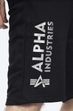 Kratke hlače Alpha Industries Basic crna 116364FP.530