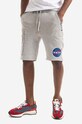 Alpha Industries pantaloni scurți Oddysey tricotaj gri 126336.17