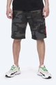 sivá Šortky Alpha Industries X-Fit Cargo Short Camo Pánsky