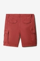 red Napapijri cotton shorts