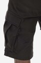 Maharishi szorty bawełniane czarny 8008.BLACK