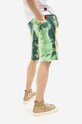 Oblečenie Bavlnené šortky CLOT Badge Shorts CLSRS50016-GREEN CLSRS50016.GREEN zelená