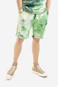CLOT pantaloncini in cotone Badge Shorts CLSRS50016.GREEN