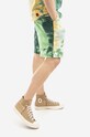 Bavlnené šortky CLOT Badge Shorts CLSRS50016-GREEN CLSRS50016.GREEN