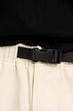 Хлопковые шорты CLOTTEE Belted Shorts CTSR5007.CREAM бежевый