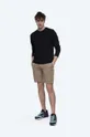 Norse Projects cotton shorts Aros Light Twill Shorts brown