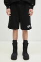 Billionaire Boys Club szorty bawełniane Szorty Small Arch Logo Shorts BC002 BLACK nadruk czarny BC002