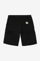 black Carhartt WIP cotton shorts Single Knee