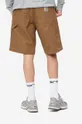 Carhartt WIP cotton shorts Single Knee brown