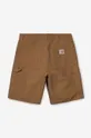 brown Carhartt WIP cotton shorts Single Knee