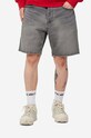 Carhartt WIP denim shorts fabric gray I029209.89WI