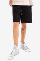 black Carhartt WIP denim shorts Newel Short Men’s