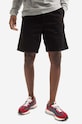 Carhartt WIP pantaloni scurți din bumbac Flint Short uni negru I030480.BLACK