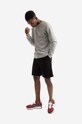 Памучен къс панталон Carhartt WIP Flint Short I030480.BLACK черен AA00