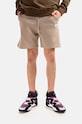 Pamučne kratke hlače Alpha Industries bez uzorka smeđa 106365.627